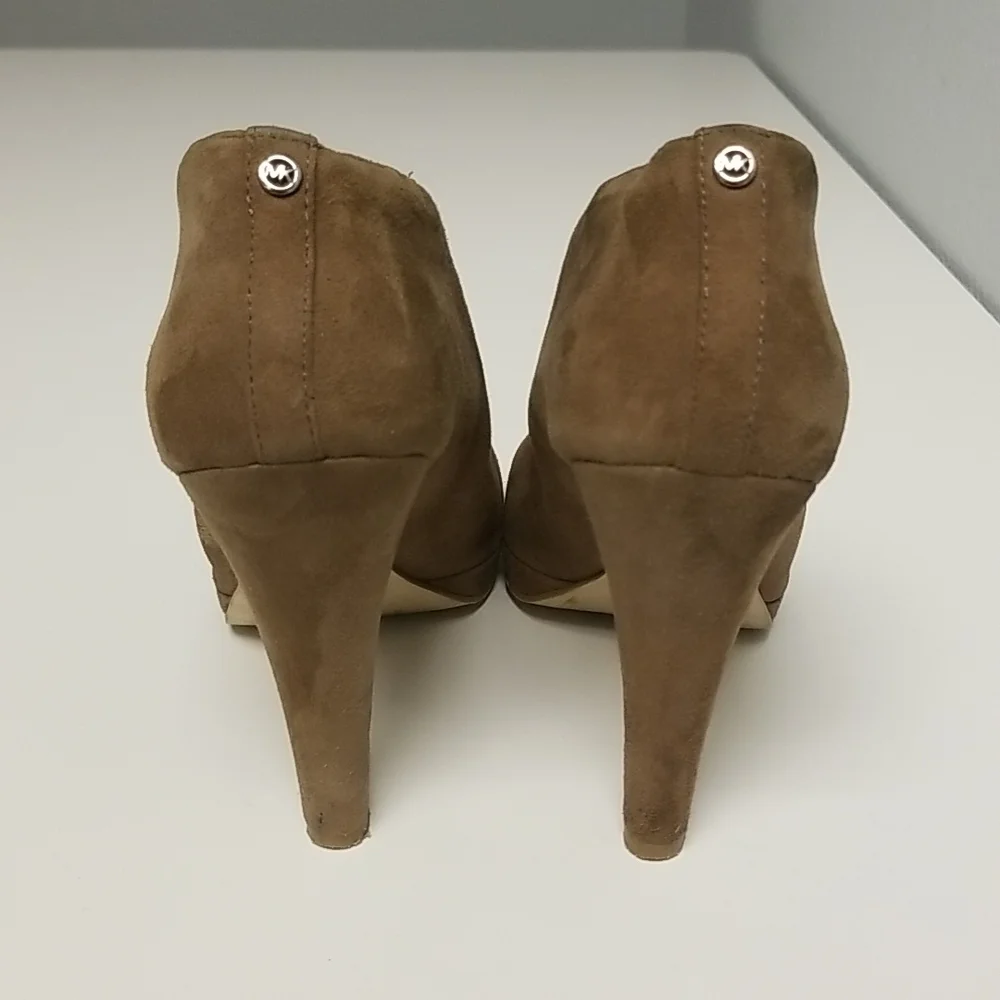 MICHAEL KORS suede booties